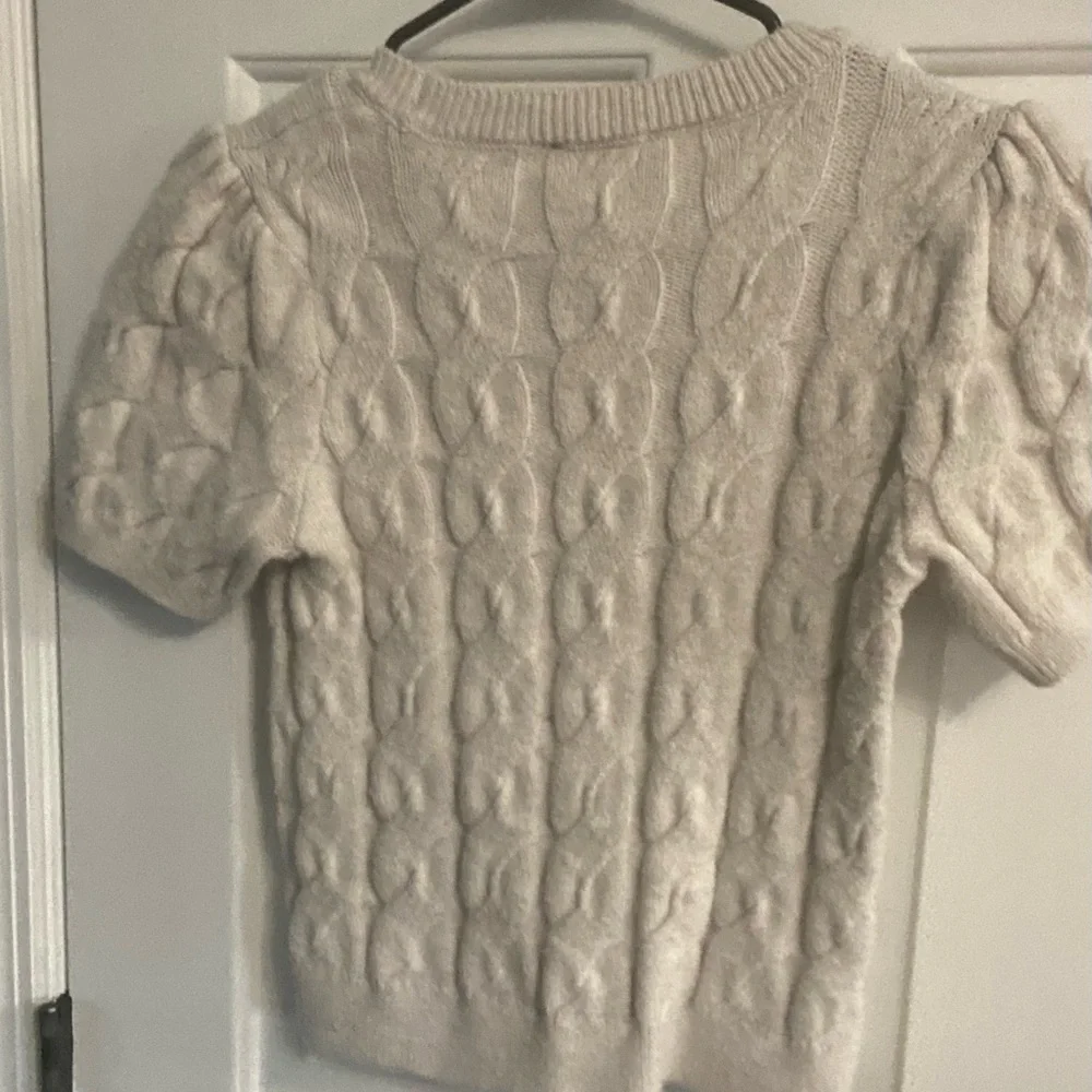 STATE Cable Knit Sweater in Cream